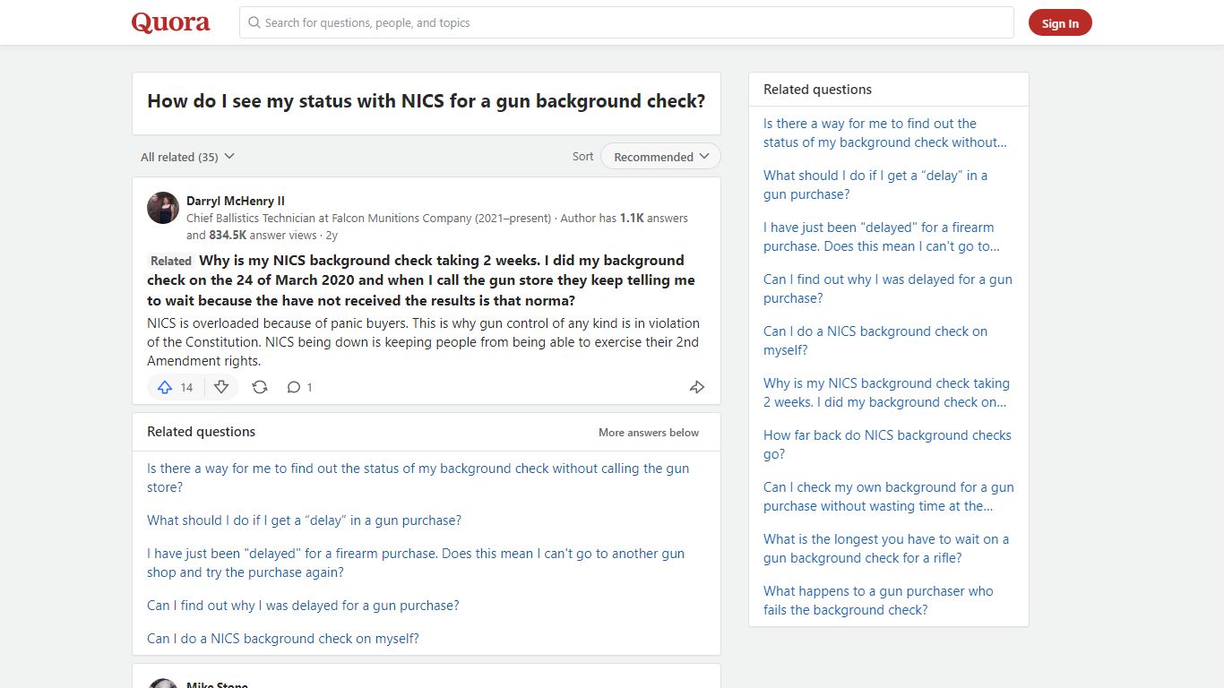 How to see my status with NICS for a gun background check - Quora